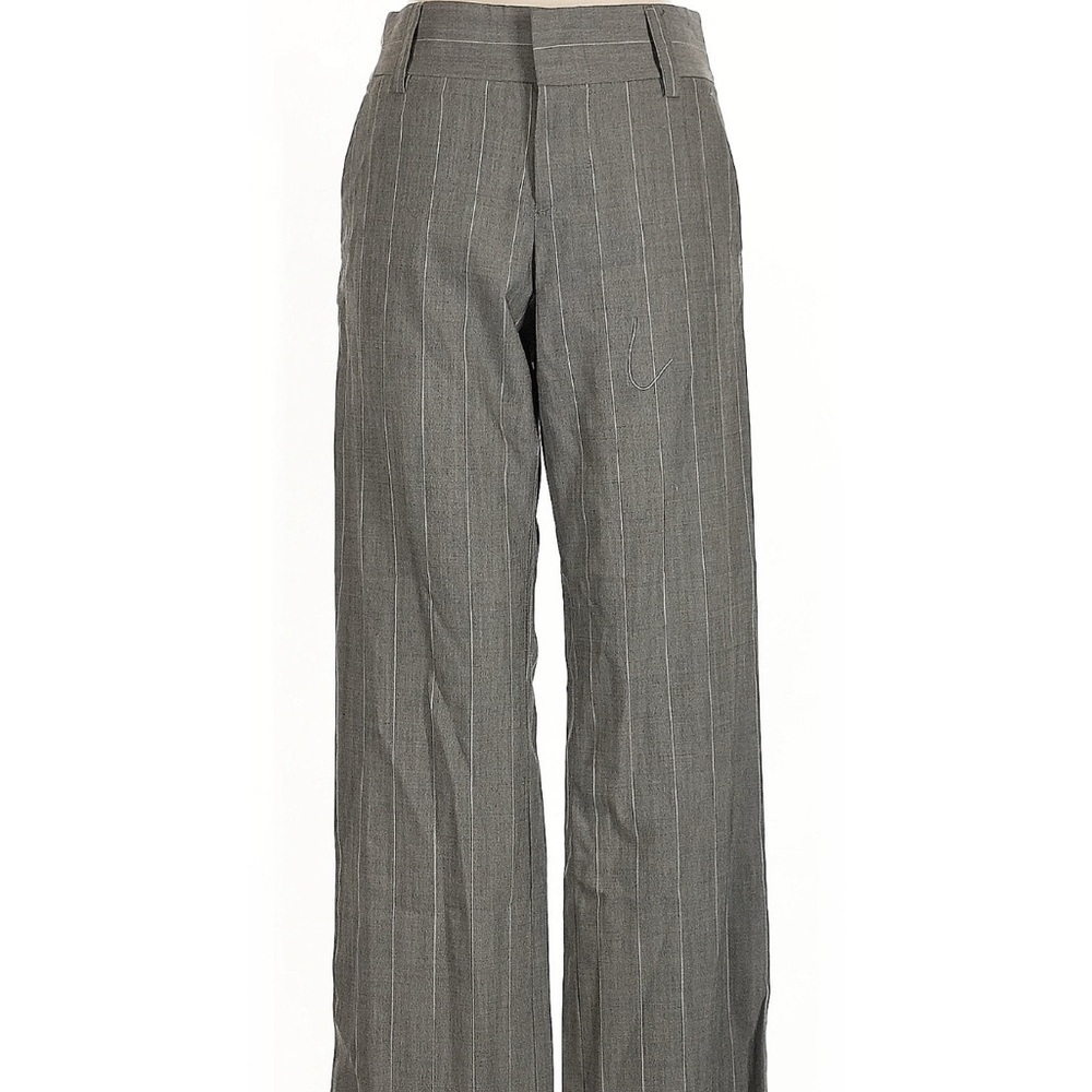 Alice + Olivia Gray Striped Women’s Dress Pants